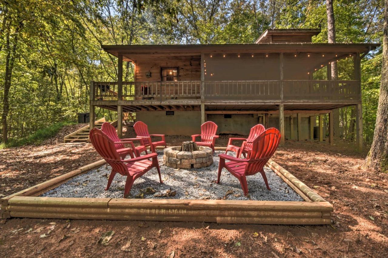 Blue Ridge Cabin Hot Tub, Fire Pit And Grill! エクステリア 写真