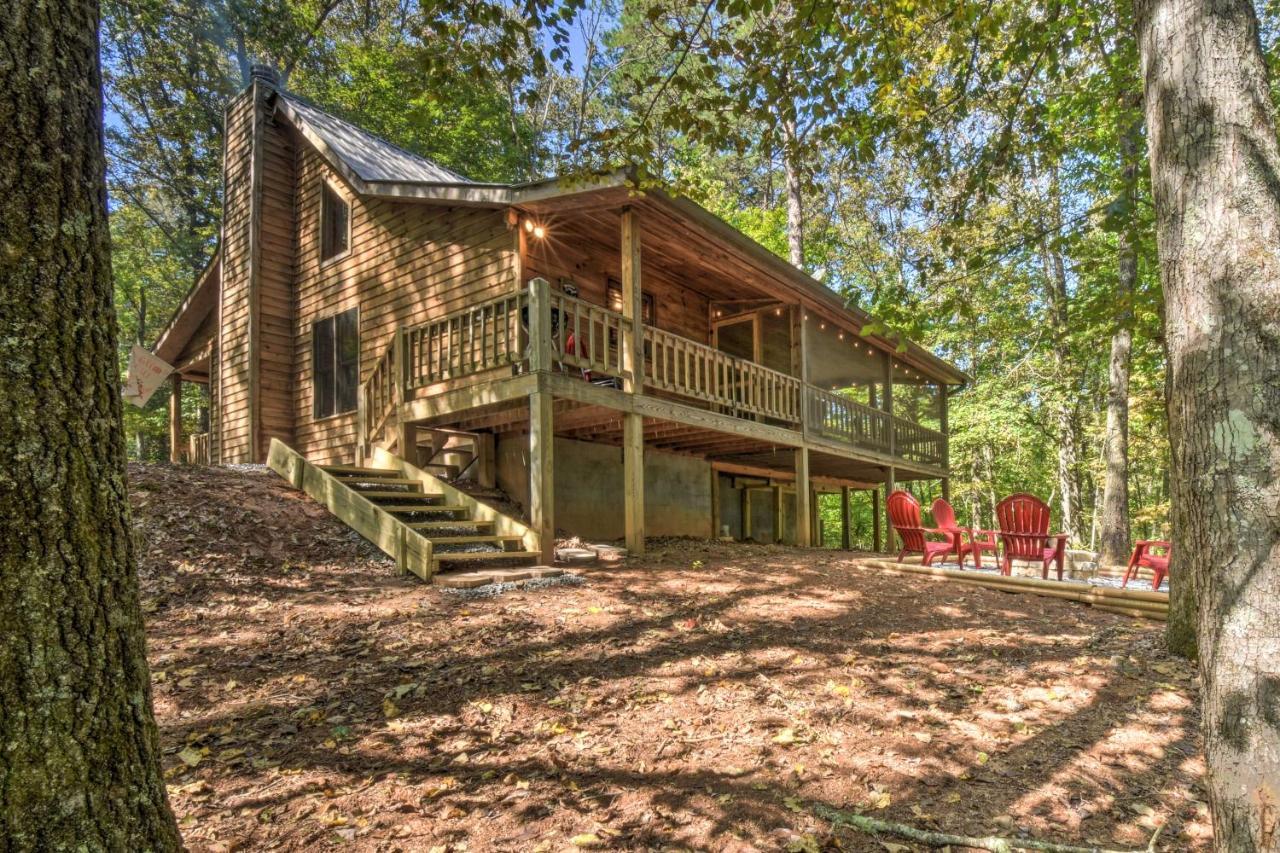 Blue Ridge Cabin Hot Tub, Fire Pit And Grill! エクステリア 写真